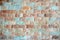 Colorful translucent brick wall texture