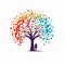 Colorful Tree Logo For Dementia Care