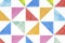 Colorful triangle seamless pattern