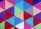Colorful triangles cloth texture