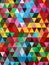 Colorful triangles and marble pattern
