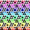 Colorful triangular shapes seamless texture