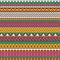 Colorful tribal print. Vector seamless background.