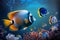 Colorful Tropical Fish and the Underwater Ecosystem Exploring the Animals of the Sea World. AI