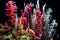 colorful tube worms thriving near deep-sea hydrothermal vents