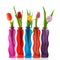 Colorful tulips