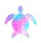 Colorful turtle. Vector illustration