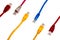 Colorful twisted pair patchcords.
