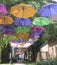 Colorful Umbrella Walkway, Marquette, Michigan