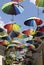 Colorful umbrellas in Szentendre