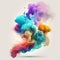 Colorful Vapors: A Watercolor Smoke Sensation - Generative AI