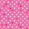 Colorful vector background with polka dots on pink background