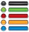 Colorful vector buttons