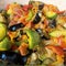 Colorful vegetables prepared for cooking vegetable stew