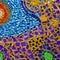 A colorful and vibrant interpretation of a mosaic, with textures and patterns resembling a piece of art1, Generative AI