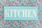 Colorful Vintage Wooden Wall Decors with Text Kitchen