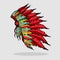 Colorful War Bonnet