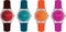 Colorful watches, four different colors
