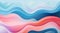 a colorful waves in blue and pink