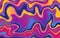 Colorful Wavy Yellow Psychedelic Background