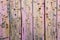 Colorful weathered wooden planks