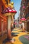 The Colorful, Whimsical and Dreamlike Mushroom Street at Calle San Francisco