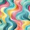Colorful and whimsical wave pattern with fluid formations (tiled)