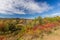 Colorful White mountain National forest in autumn, New Hampshir