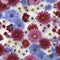 Colorful wildflower wallpaper. Wildflower illustrations. Ai-Generated