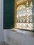 Colorful window at Bahia Palace, Marrakech