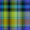 Colorful winter masculine seamless plaid texture. Multicolor space dyed effect checker background. Woven tweed pattern