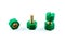 Colorful wooden nuts and bolts toy