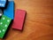 Colorful Wooden Toy Dominoes Game