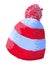Colorful wool winter cap