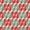 Colorful worn textile geometric seamless pattern, decorative abs