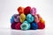 Colorful Yarn Transparent Isolated Craft, Generative AI