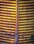 Colorful Yellow and Orange Tractor Grille