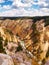 Colorful Yellowstone Canyon with river flowing