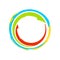 Colorful Zen Symbol Logo Design
