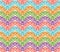 Colorful zigzag seamless pattern. Chevron vector background