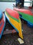 Colorfull boat in indian ocean