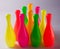 Colorfull bowling pin kids toy