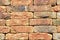 Colorfull Old, Vintage Luxury Ceramic Clinker Brick Textured Wall