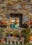 Colorfull Window of a Figueira House a Schist village in Portugal