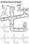 Coloring book for adults. Chinese hieroglyph:seven. Colour therapy. Learn Chinese.