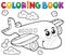 Coloring book airplane theme 2