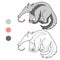 Coloring book (anteater)