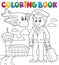 Coloring book aviation theme 1