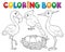 Coloring book bird topic 1