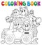 Coloring book car traveller theme 2